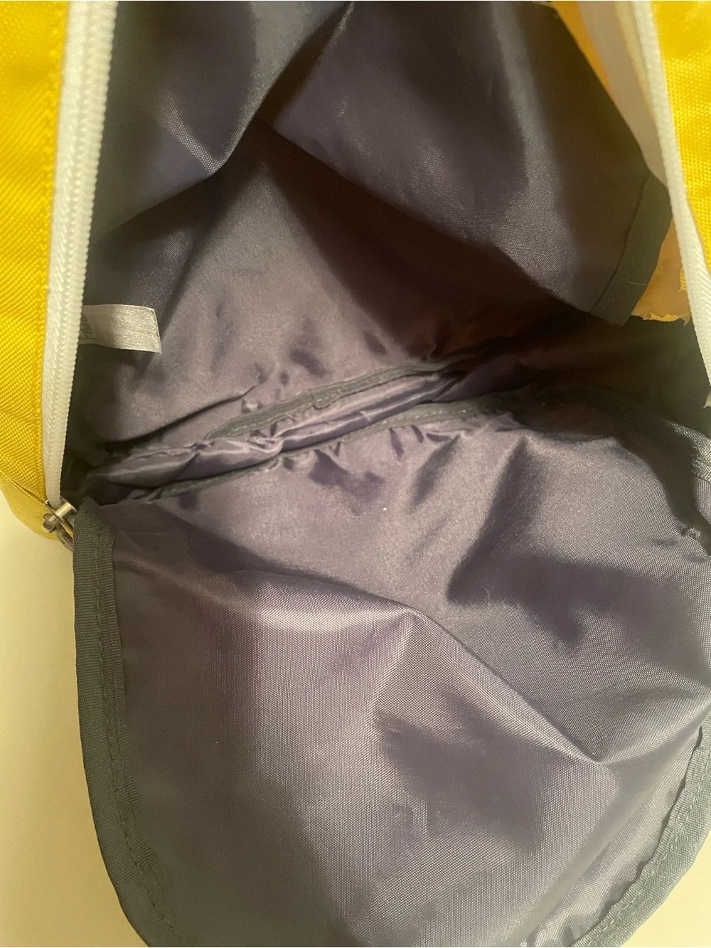 FILS Yellow Men's Backpack with White Zippers
